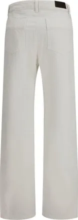 Christophe Lemaire Womens White Cotton Casual Pants