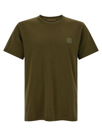 Stone Island Green Solid Crew Neck T-Shirt