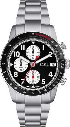 Fossil Mens Sport Tourer Black Dial Watch
