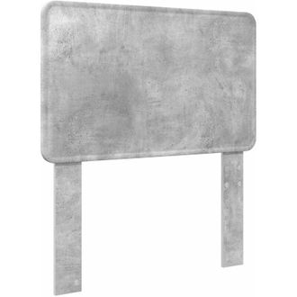 vidaXL Cabecero Gris Concreto 80 Cm Madera Contrachapada Vidaxl
