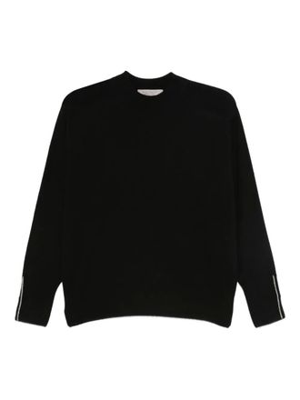 D.exterior crew-neck sweater - women - Fabric - L - Black