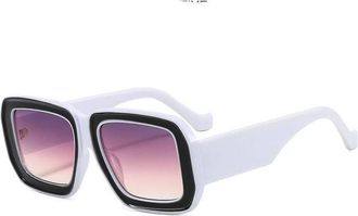 Generic Sunglasses For Women Oversized Luxury Personality Sun Glasses Female Fashion Red Eyewear Retro Shades Eyewear,White Purpl 2026