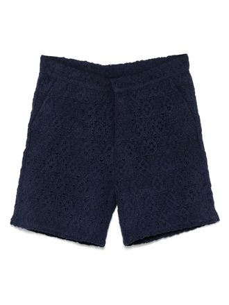 Daily Paper Clothing Lace Shield shorts - Blue