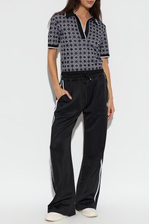 Amiri Polo With Logo, Womens, Black