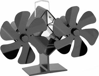 OEM Ventilador Econ&oacute;mico Y Silencioso De 12 Aspas Para Estufas De Le&ntilde;a O Pellets, Alimentado Por Energ&iacute;a T&eacute;rmica, Sin Necesidad De Pilas Ni Enchufe - Ulis