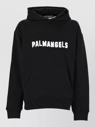 Palm Angels cotton printed hoodie