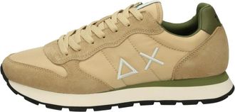 Sun 68 Tom Solid - Heren - Sneakers - Beige - 40 EU - Leer - Schoenen