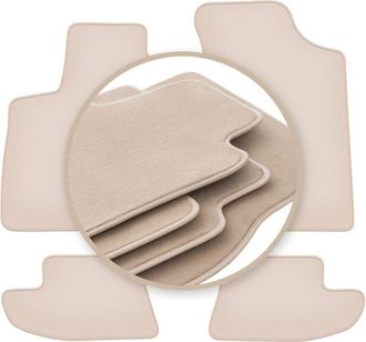 OEM Alfombrillas Beige Premium Para Bentley Continental Gt V8 2013-2022
