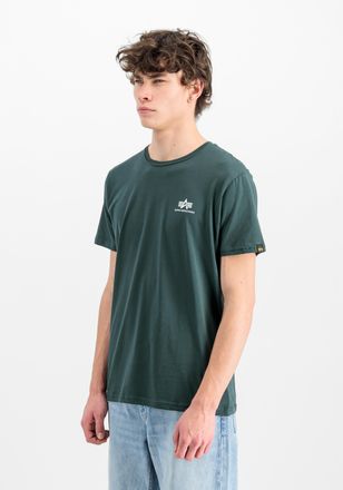 Alpha Industries T-Shirt ALPHA INDUSTRIES Basic T-Shirt SL, Herren, Gr. XXL, blau (navy gr&uuml;n), Obermaterial: 100% Baumwolle, Shirts T-Shirt