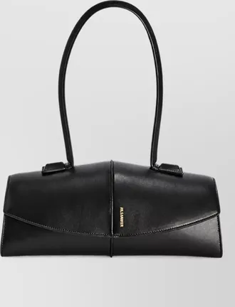 Jil Sander leather clutch bag