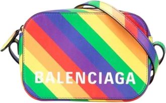 Balenciaga Pre-owned Vintage Crossbody Tas - Dames - Vintage Schoudertas - Veelkleurig - ONE Size - Leer - Vintage