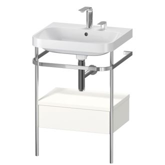 Duravit Set C-bonded Duravit Happy D.2 Plus Con Consola Met&aacute;lica Y Caj&oacute;n