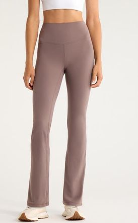 Zella Studio Luxe Bootcut Leggings in Grey Plum at Nordstrom, Size X-Small