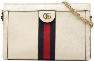 Gucci Pre-owned Cross Body Bags, female, White, Size: ONE SIZE Pre-owned Ophidia Crossbody Bag