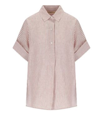 Weekend by Max Mara BLUSA VERVE IN LINO BEIGE MAX MARA WEEKEND