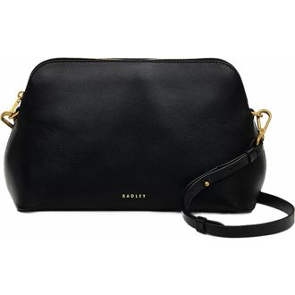 Radley London Liverpool Street Medium Ziptop Crossbody Bag in Black at Nordstrom