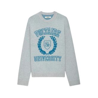 Zadig&Voltaire Uomo, Maglie, Grigio, M, new