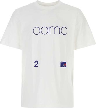 OAMC Wit katoenen oversized t-shirt - Heren - T-shirts - Wit - XS - Katoen - Tops