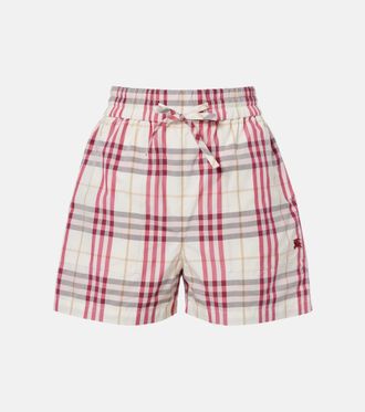 Burberry Shorts EKD de algod&oacute;n a cuadros Burberry