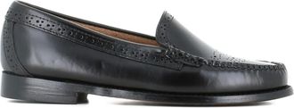 G.H. Bass & Co. Mocassini con dettaglio brogue - Nero