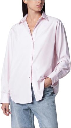 R&oacute;he Overhemden, Dames, Roze, S, Katoen, Classic Fit Shirt