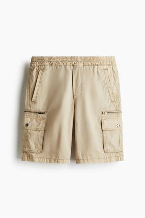 H&M Cargoshorts in Regular Fit - Beige