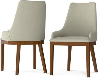 Simpli Home Set Of 2 Stephanie Dining Chairs