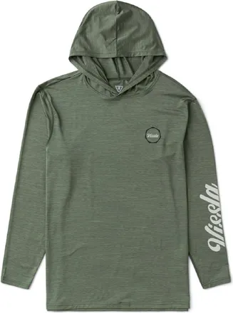 Vissla Mens Twisted Long-Sleeve Hoodie Green XXL