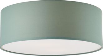 My Home Deckenleuchte »Elijah« E27 1 Stk. Deckenlampe Stoff Textilschirm Ø 45cm