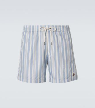 Moncler Archivio striped swim trunks
