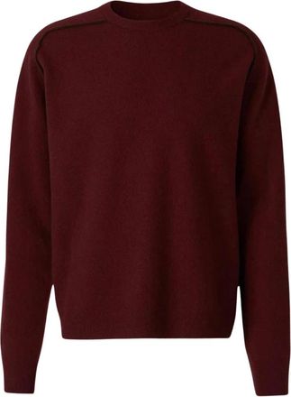 Maison Margiela Truien & Vesten, Heren, Rood, S, Wol, Trui met ronde hals
