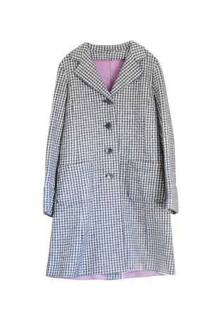 Max Mara Max Mara Houndstooth Wool Coat Size S