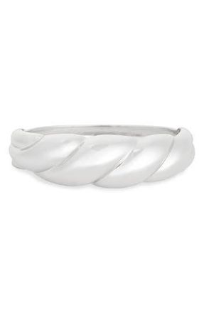 Nordstrom Rack Twisted Bangle Bracelet in Silver at Nordstrom Rack