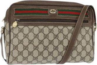 Gucci Pre-owned Vintage Cross Body Bag - Dames - Vintage Schoudertas - Beige - ONE Size - Vintage