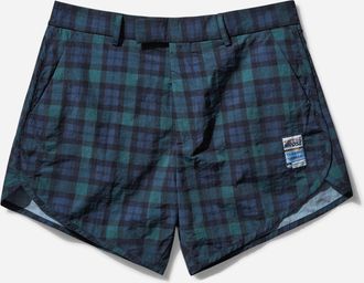 Martine Rose Women s Tailored Gym Short Black Tartan