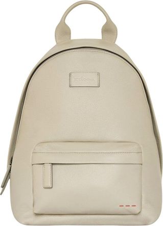 Kiton Tassen, Heren, Beige, ONE Size, Leer, Luxe Rugzak van Hertenleer