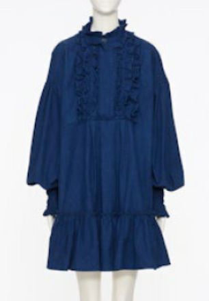Valentino Dark Blue Denim Dress
