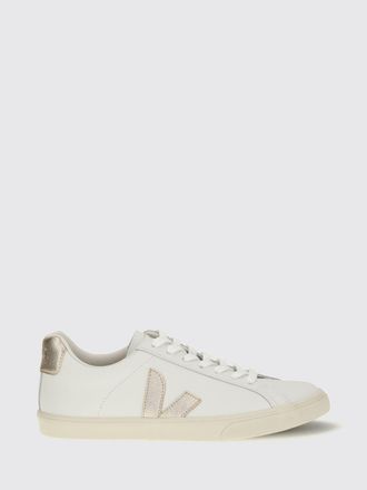 Veja Sneakers Esplar in pelle sostenibile con logo laterale a contrasto e suola in caucci&ugrave;