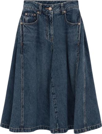 Juun.J Falda midi de mezclilla - Skirts - Mujer - Azul - 2XS