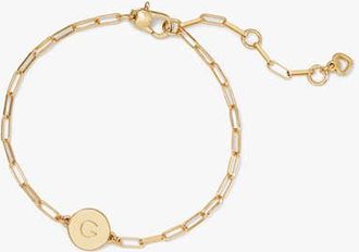 Kate Spade New York Initial G Chain Bracelet