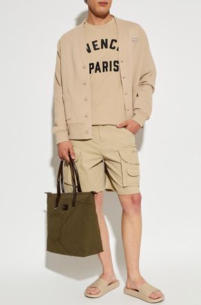 Balmain Cargo Shorts, Mens, Beige
