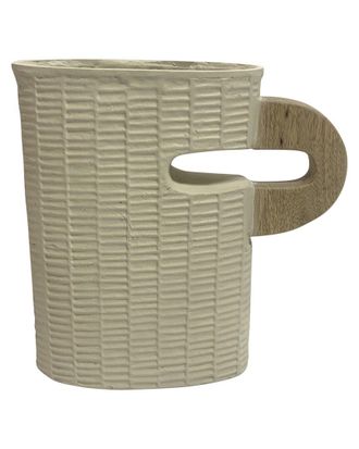 Sagebrook Home 14in Vase With Handle