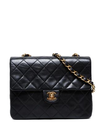 Chanel 1991-1994 small Classic Flap shoulder bag - women - Lambskin - One Size - Black