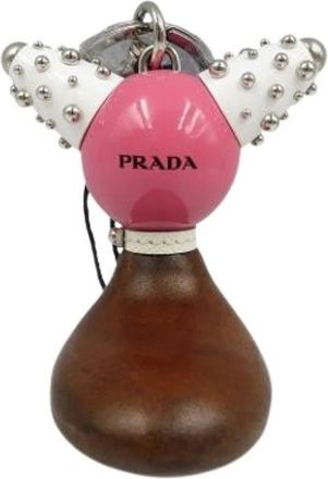 Prada Pre-owned Accessories, female, Multicolor, Size: ONE SIZE Pre-owned Vintage Keyring