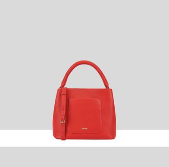 Paul Costelloe Womens Rosa Multi Way Bag - Red Leather - One Size