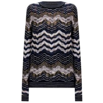 Missoni Jersey de cuello redondo - Knitwear - Mujer - Azul - S