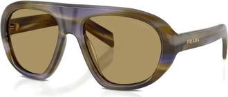 Prada Sunglasses, female, Brown, Size: 57 MM C05S Sunglasses