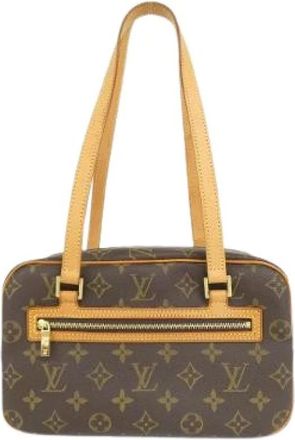 Louis Vuitton Pre-owned Shoulder Bags, female, Brown, Size: ONE SIZE Pre-owned Canvas Shoulder Bag