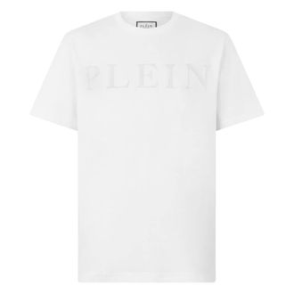 Philipp Plein T-Shirt Girocollo Ss Logo - - Tops - Uomo - Bianco - 5XL