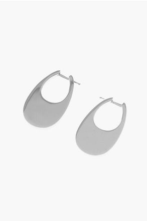 Coperni Silver Hoop Earrings size Unica